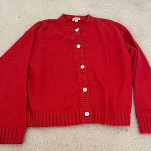 DONNI. Red Women's Cardigan